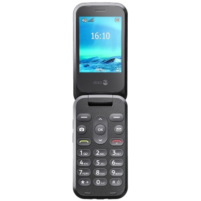 Doro 2800 Large Display 4G Amplified Clamshell Mobile Phone (Black)